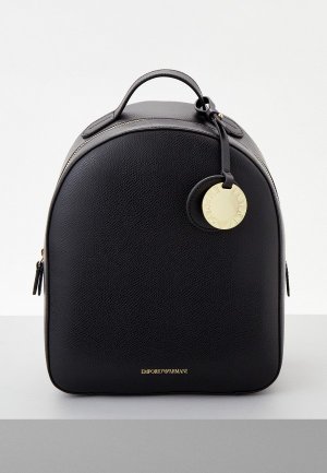 Рюкзак и брелок Emporio Armani. Цвет: черный