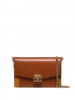 Мини-сумка на плечо GV3 Givenchy. Цвет: коричневый