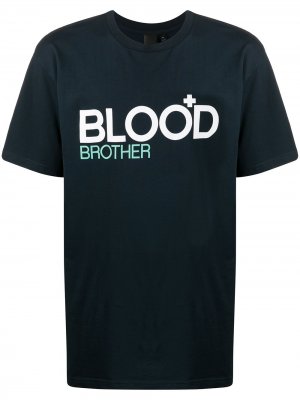 Футболка Trademark Blood Brother. Цвет: синий