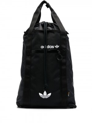Рюкзак с кулиской adidas. Цвет: черный