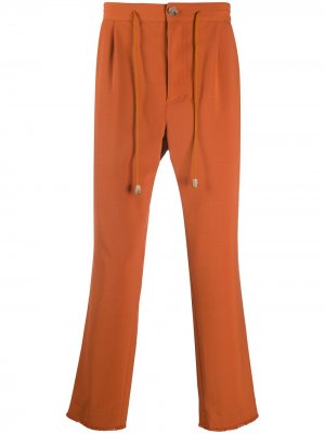 Прямые брюки Tuan Nanushka. Цвет: оранжевый