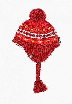 Шапка Jack Wolfskin. Цвет: красный