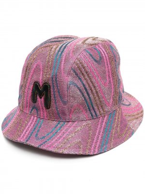 Шляпа с нашивкой-логотипом M Missoni. Цвет: розовый