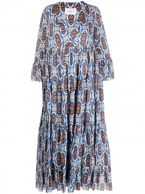 Платье-футболка мини Amalfi La Doublej. Цвет: синий