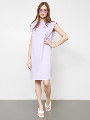Платье женское Mark Formelle. Цвет: фиолетовый +печать