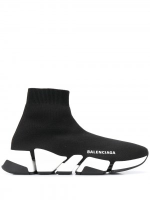 Кроссовки-носки Speed 2.0 Balenciaga. Цвет: черный