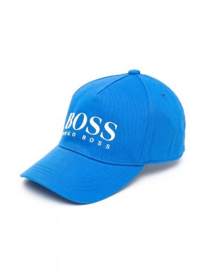 Кепка с логотипом BOSS Kidswear. Цвет: синий
