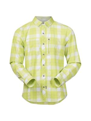 Рубашка Bergans. Цвет: зеленый, белый