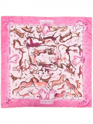 Платок Les Petits Princes 2001-го года Hermès. Цвет: розовый