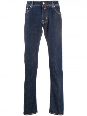Прямые джинсы низкой посадки Jacob Cohen. Цвет: синий