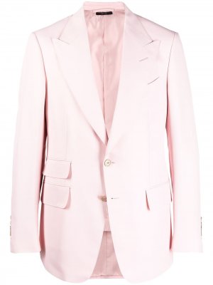 Однобортный пиджак TOM FORD. Цвет: розовый