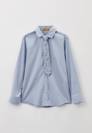 Рубашка и галстук Dali. Цвет: серый