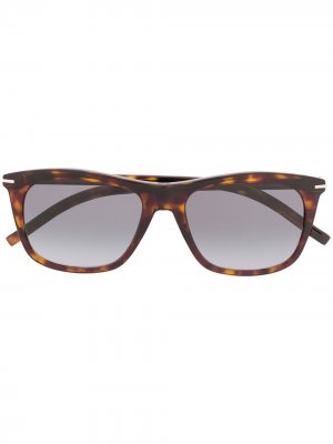 Солнцезащитные очки Black Tie в прямоугольной оправе Dior Eyewear. Цвет: коричневый