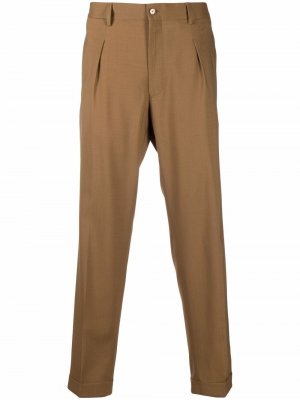 Узкие брюки чинос средней посадки Briglia 1949. Цвет: коричневый