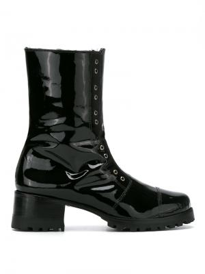 Combat boots Andrea Bogosian. Цвет: чёрный