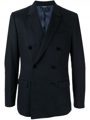 Двубортный пиджак Dolce & Gabbana. Цвет: синий