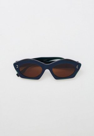 Очки солнцезащитные McQ Alexander McQueen. Цвет: синий