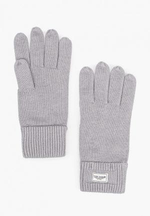 Перчатки Tom Tailor. Цвет: серый