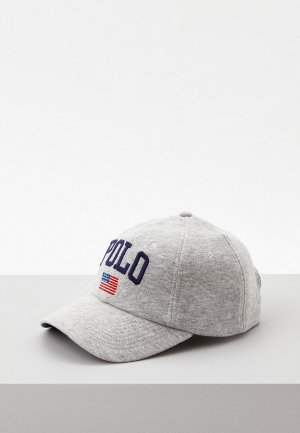 Бейсболка Polo Ralph Lauren. Цвет: серый