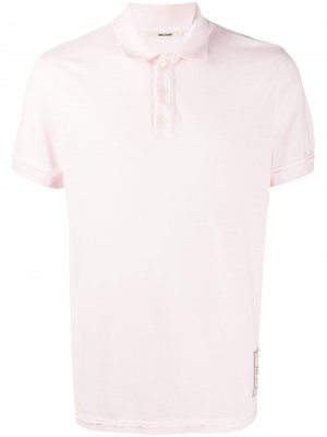 Рубашка поло с короткими рукавами Zadig&Voltaire. Цвет: розовый