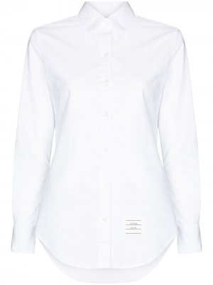 Рубашка с длинными рукавами Thom Browne. Цвет: белый