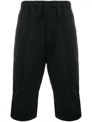 Длинные шорты с эластичным поясом Givenchy. Цвет: черный
