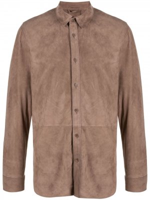 Куртка-рубашка на пуговицах Desa 1972. Цвет: коричневый