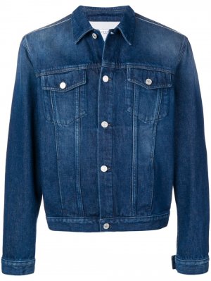 Укороченная джинсовая куртка Givenchy. Цвет: синий