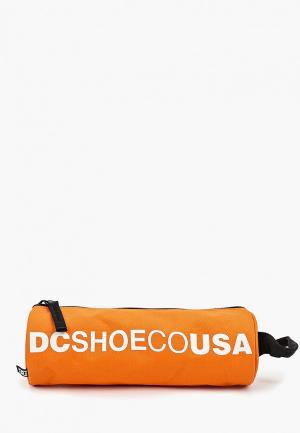 Пенал DC Shoes. Цвет: оранжевый