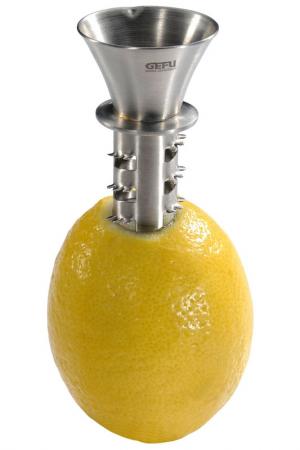 Соковыжималка для лимона GEFU. Цвет: металлический