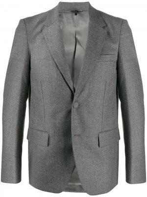 Меланжевый пиджак Helmut Lang. Цвет: серый