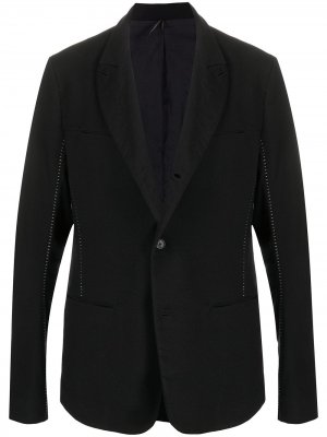 Однобортный пиджак Masnada. Цвет: черный