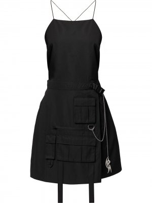 Платье с открытой спиной Ground Zero. Цвет: черный