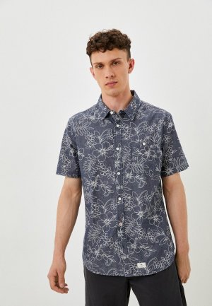 Рубашка Quiksilver. Цвет: синий