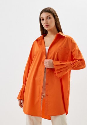 Блуза Moki. Цвет: оранжевый