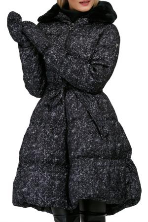 Пальто с рукавицами ODRI MIO. Цвет: print flock