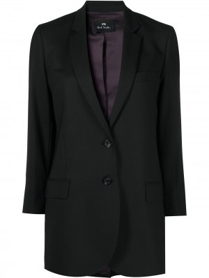Однобортный пиджак PS Paul Smith. Цвет: черный