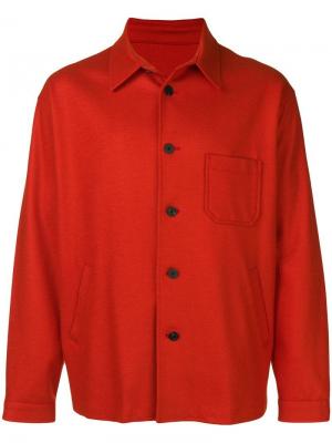 Куртка-рубашка Super 140 08Sircus. Цвет: оранжевый
