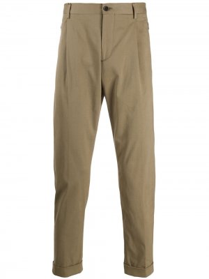 Зауженные брюки с карманами на молнии Etro. Цвет: нейтральные цвета