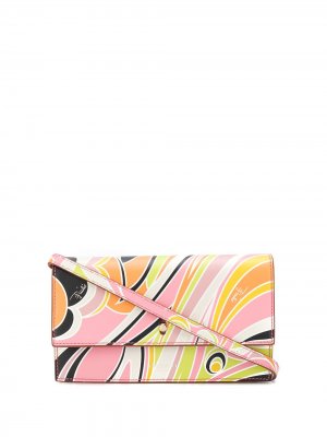 Мини-сумка Dinamica с принтом Emilio Pucci. Цвет: розовый