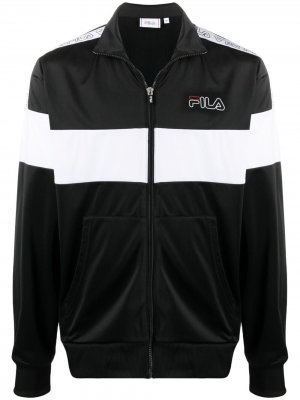 Куртка с логотипом Fila. Цвет: черный