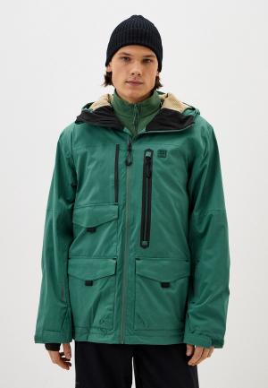 Куртка сноубордическая Billabong. Цвет: зеленый