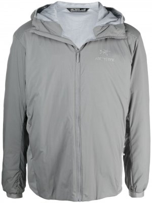 Arcteryx легкая куртка Atom с капюшоном Arc'teryx. Цвет: серый