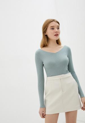 Пуловер Jacqueline de Yong. Цвет: бирюзовый
