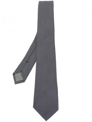 Delloglio галстук с вышивкой Dell'oglio. Цвет: серый