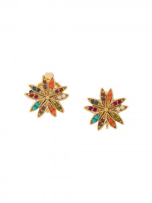 DOrlan Colourful Star Clip-On Earrings Susan Caplan Vintage. Цвет: золотистый