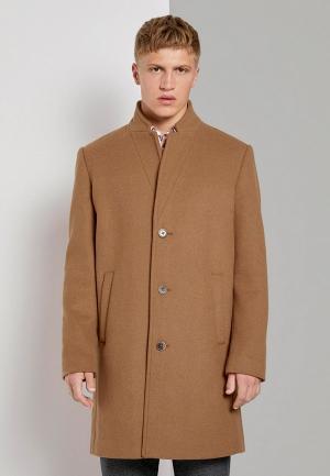Пальто Tom Tailor Denim. Цвет: коричневый