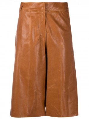 Укороченные брюки с завышенной талией Arma. Цвет: коричневый