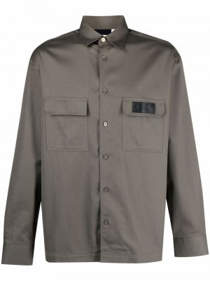 Куртка-рубашка на пуговицах PAUL SMITH. Цвет: зеленый