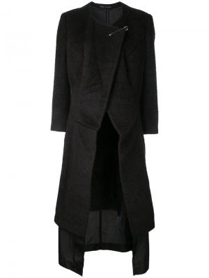 Многослойное пальто Comme Des Garçons Pre-Owned. Цвет: коричневый